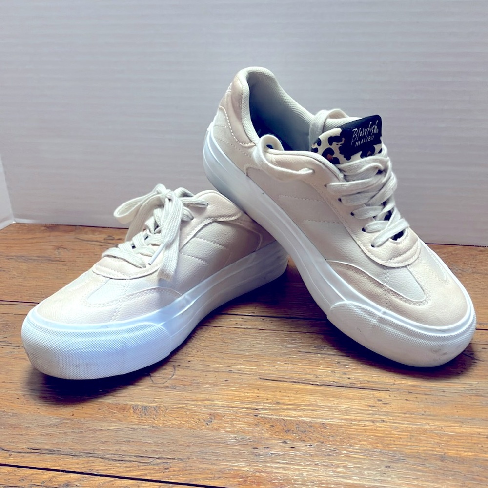 Blowfish Malibu Sneakers. Tan in like new condition. Size  7 1/2